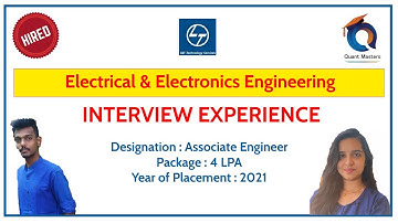 L&T Technology Services Interview Experience - 2022 | Designation: Associate Engineer