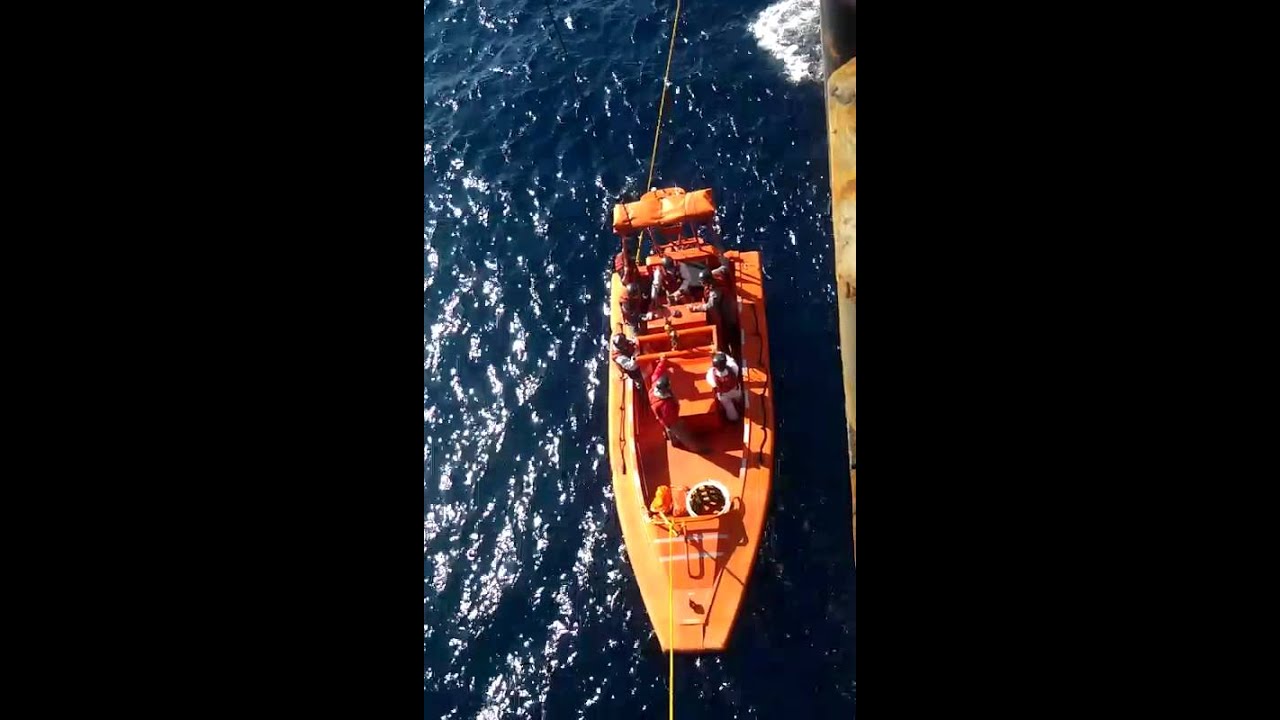 rv life youtube Lowering a rescue boat
