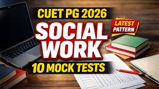 CUET PG Social Work 2026 Mock Test PDF | 10 Practice Sets + MCQ Hindi eBook