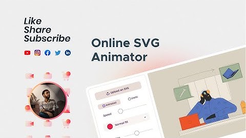 Online SVG Animator with wiggle effect