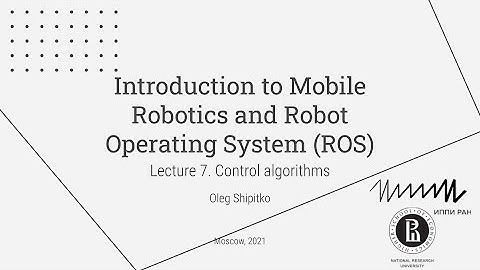 Lecture 7. Control algorithms