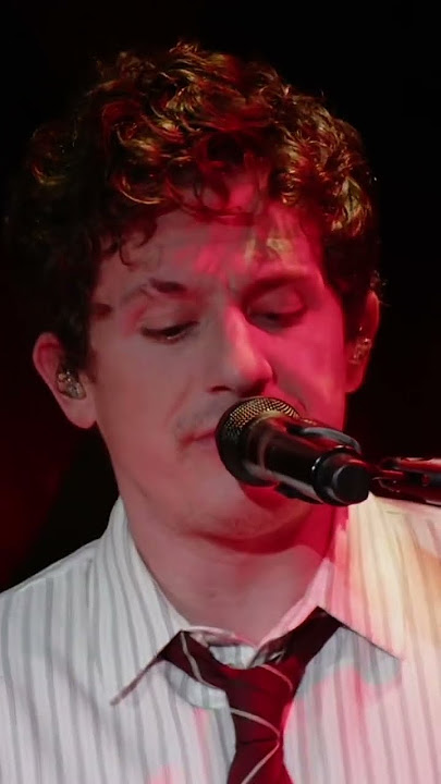 Charlie Puth performing 