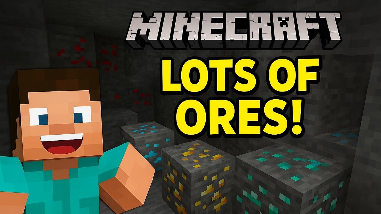 Minecraft let's play episode 20 I found a lot of ores