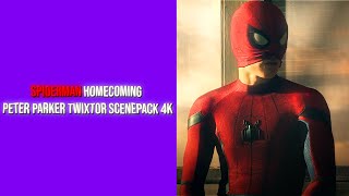 SPIDERMAN HOMECOMING PETER PARKER TWIXTOR SCENEPACK 4K