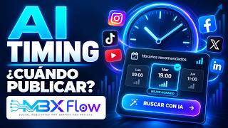 Cómo usar AI Timing en MBX Flow para elegir cuándo publicar