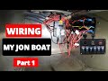 WIRING MY JON BOAT Part 1 Step-By-Step {Jon Boat to Bass Boat Conversion} Lowe 1448