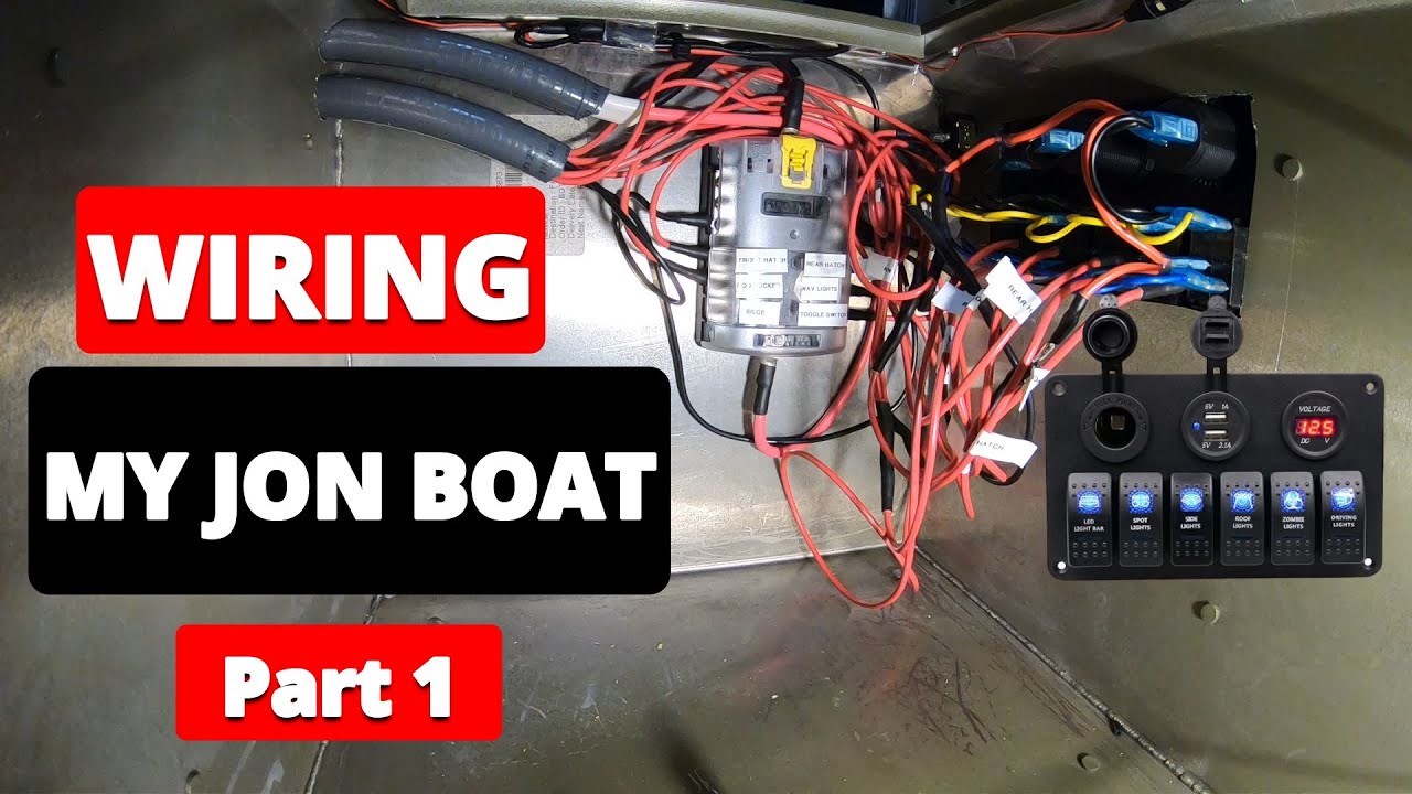 WIRING MY JON BOAT Part 1 Step-By-Step {Jon Boat to Bass Boat