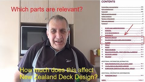 NZS3604 & New Zealand Decks – What You NEED to Know
