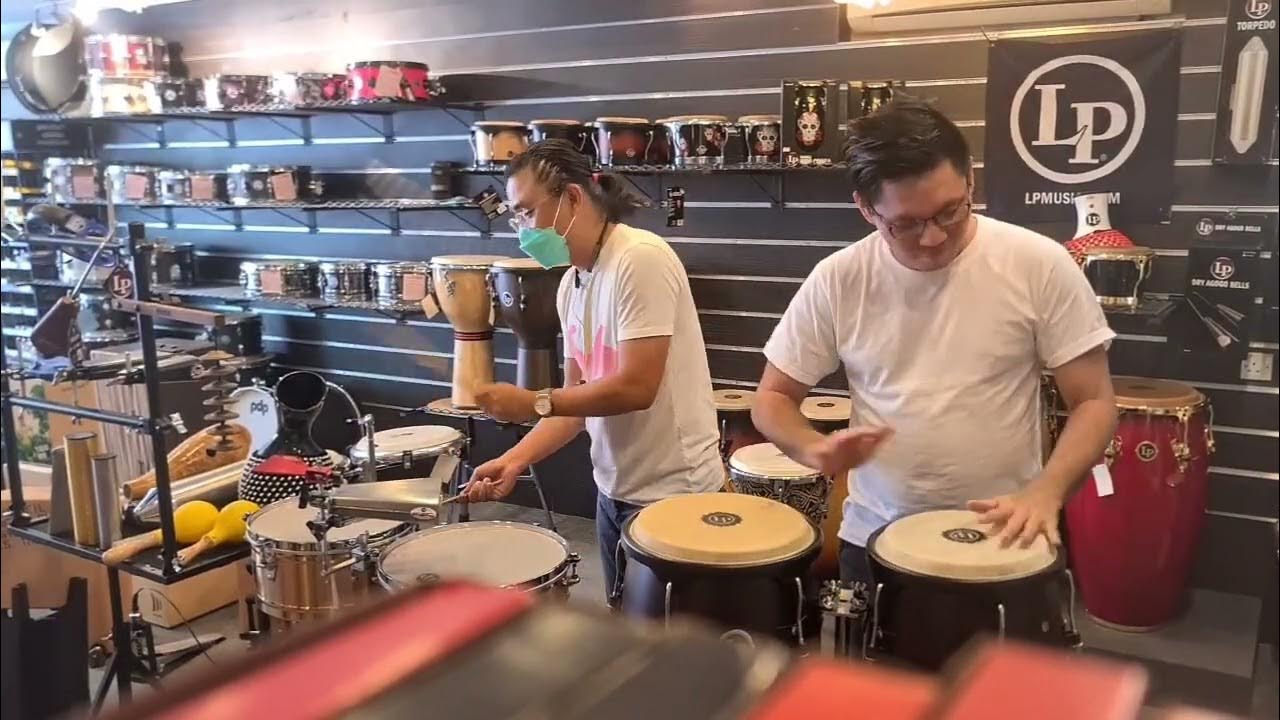 LP Timbales and LP Aspire Congas jam YouTube