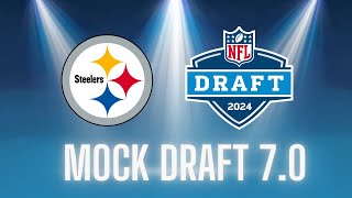 Pittsburgh Steelers || 2024 Mock Draft 7.0 || With Trades