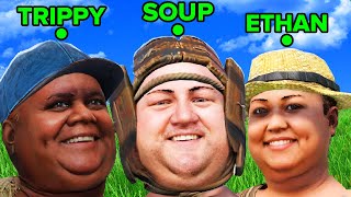 I played Rust with 3 FAT Americans (ft. Soup, Trippy, Ethan)