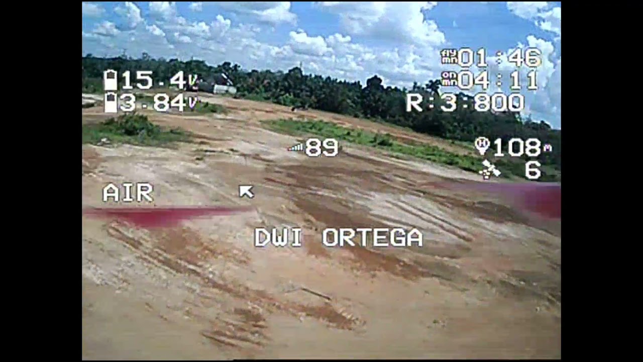 Drone analog rasa digital: maiden and test flight 5 inch quadcopter vtx ares