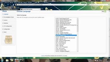 Cài đặt joomla trên hosting