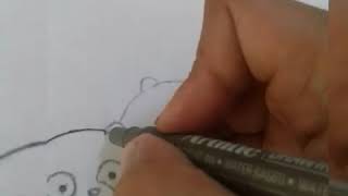 Como dibujar a pardo,panda y polar