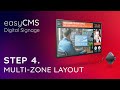 Create a multi zone layout with easycms