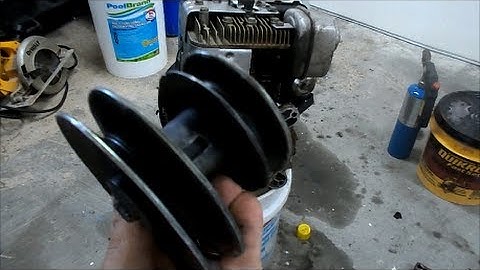 Pulley Removal Trick - Briggs and Statton Crankshaft 8hp