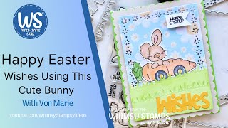 Happy Easter Wishes Using This Cute Bunny!