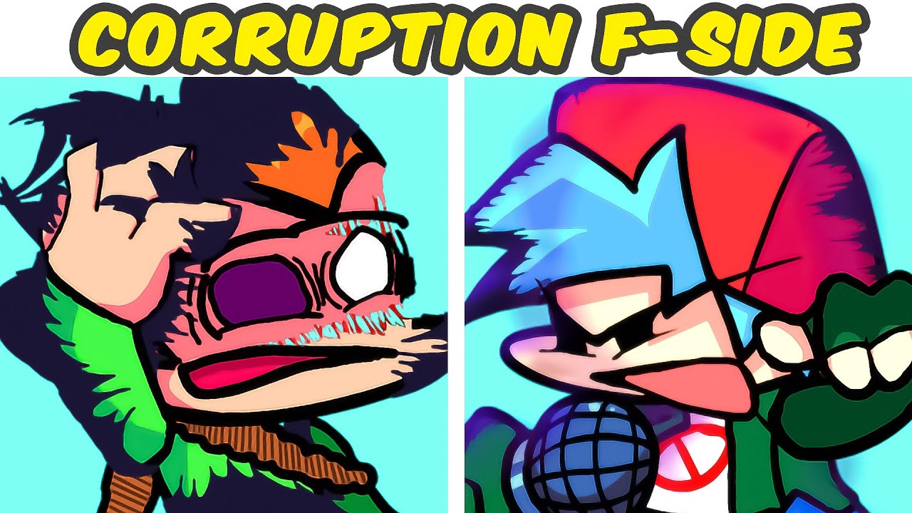 Friday Night Funkin' Corruption F-Side REDUX FULL WEEK +