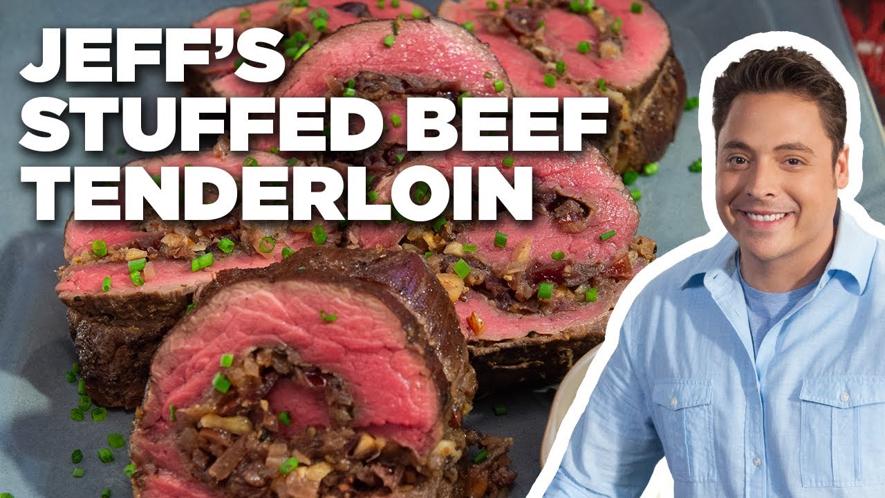 Jeff Mauro's Stuffed Beef Tenderloin The Kitchen Food Network YouTube