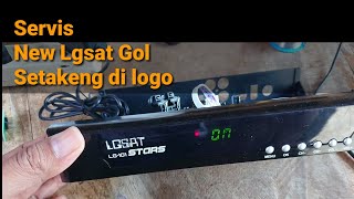 Servis dekoder New Lgsat stars Gol ( berhenti di logo Kvision)