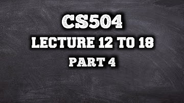 CS504 short lectures 12 to 18 || cs504 12 to 18 lecture vice subjective Question Answer || #cs504