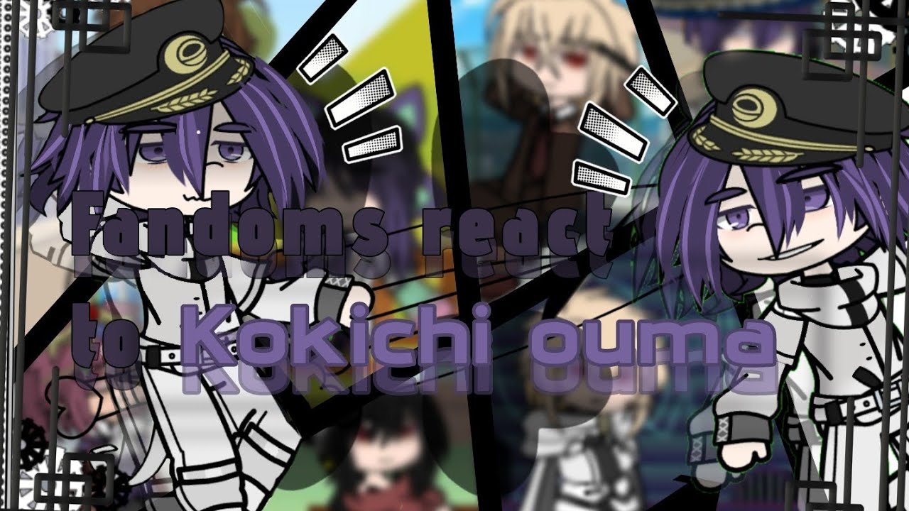 || Fandoms react to eachother || Kokichi Ouma || 2/8 || 2X SPEED || New years Special ||