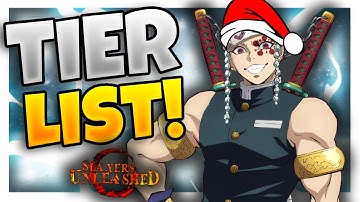 SLAYERS UNLEASHED TIER LIST!