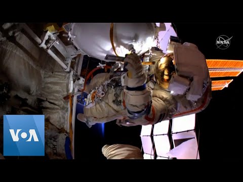 Russian Cosmonauts Perform Spacewalk Outside ISS