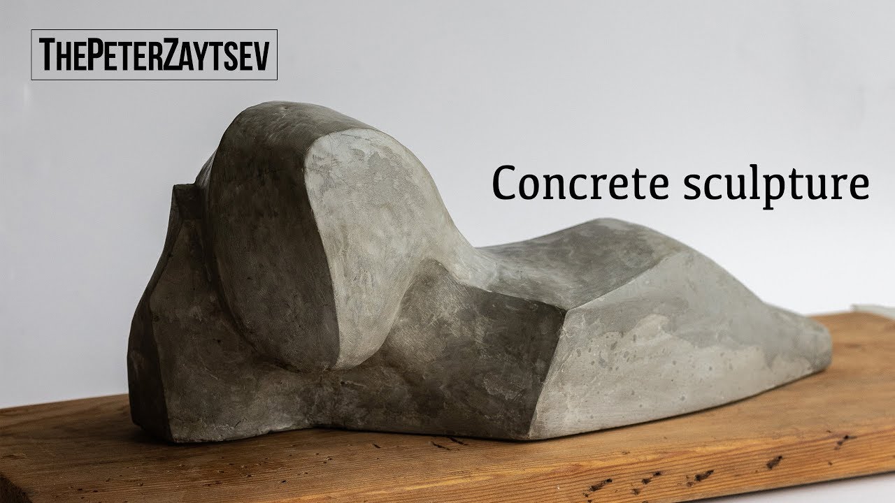 Tutorial how to made concrete sculpture by thePeterZaytsev DIY - YouTube