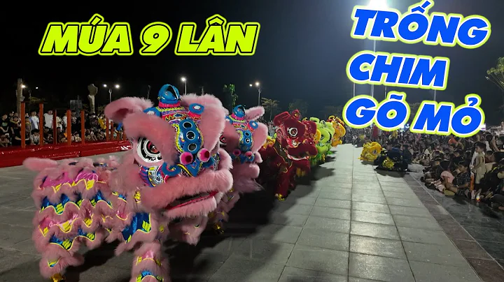 Bình Minh TV | 9 Lân Múa Cùng 1 Lúc - Thử Gõ Trống Chim Gõ Mỏ