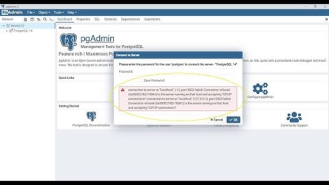 Postgres connection to server at "localhost" (::1), port 5432 failed: Connection refused (Solved)