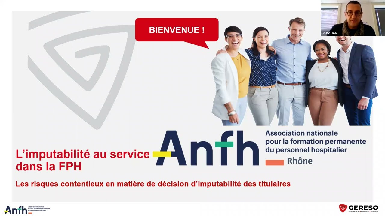 Les risques contentieux en matière d'imputabilité - 5 avril 2022 - ANFH Rhône