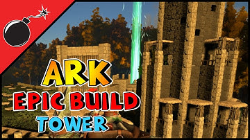 ARK: Survival Evolved - EPIC BUILD - CASTLE TOWER PT2 (S1E35)
