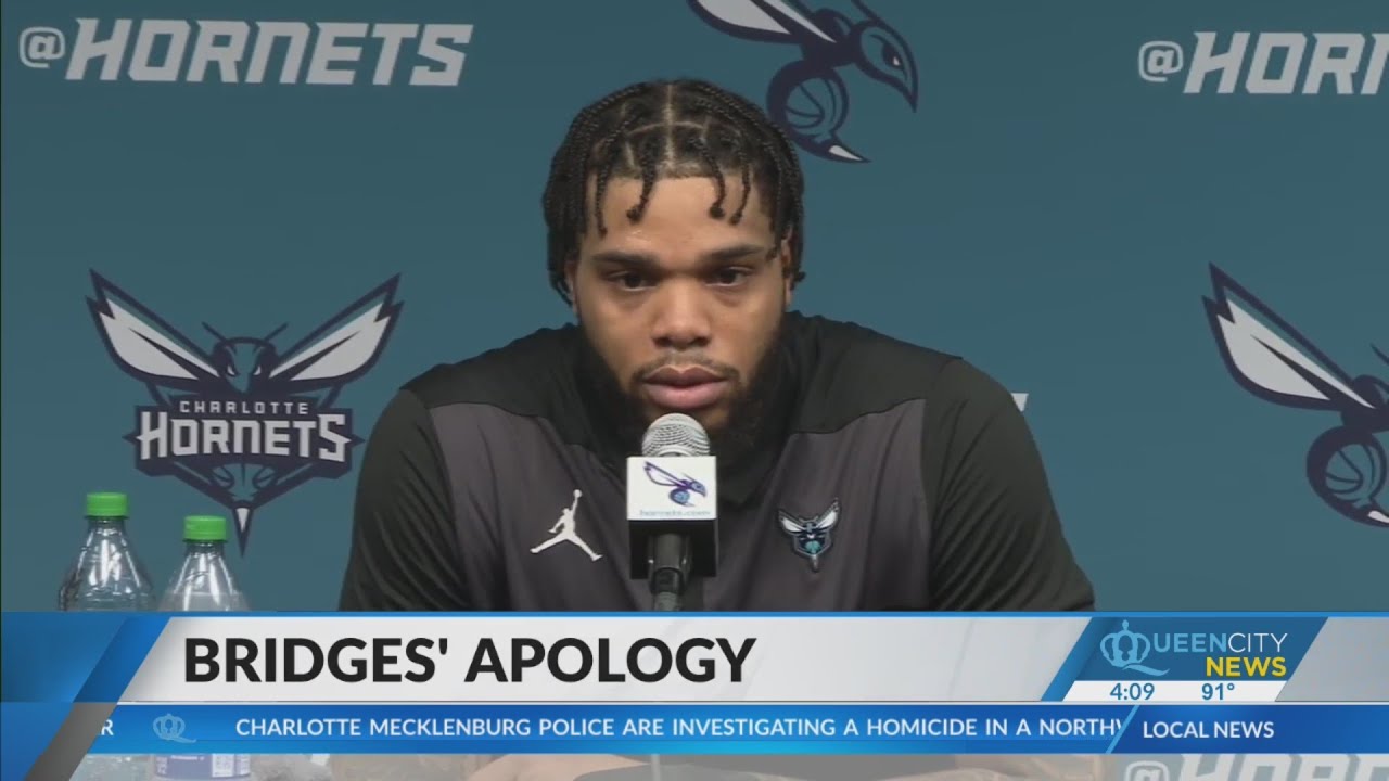 Watch: Hornets Miles Bridges apologizes, says he wants to be in Charlotte