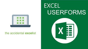 How to create a simple Userform in Microsoft Excel (Part 1 of 2)