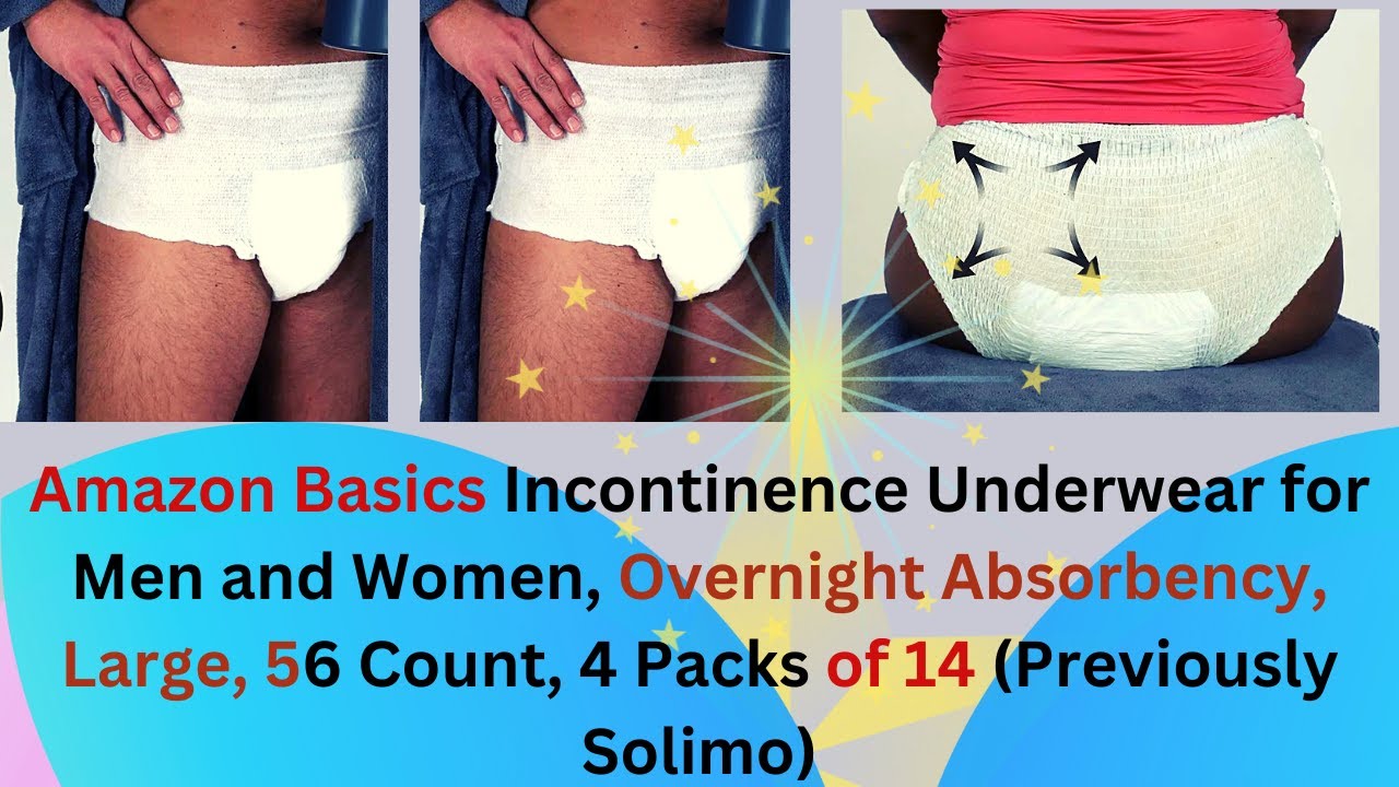 Basics Incontinence Underwear for Men and Women 