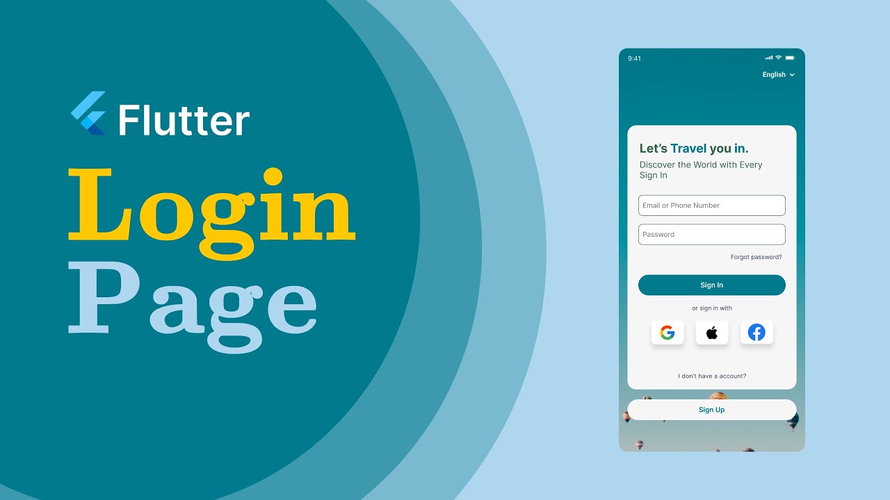 Login Page UI in Flutter - YouTube