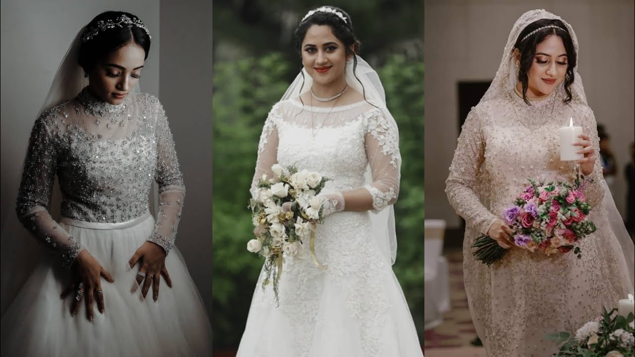 WhatsApp on 9496803123 to customise your handcrafted wedding attire  exclusively created on… | Christian wedding gowns, Wedding gowns online, Christian  wedding dress