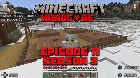GROWING CROPS - Minecraft Hardcore Season 3 Episode 11 