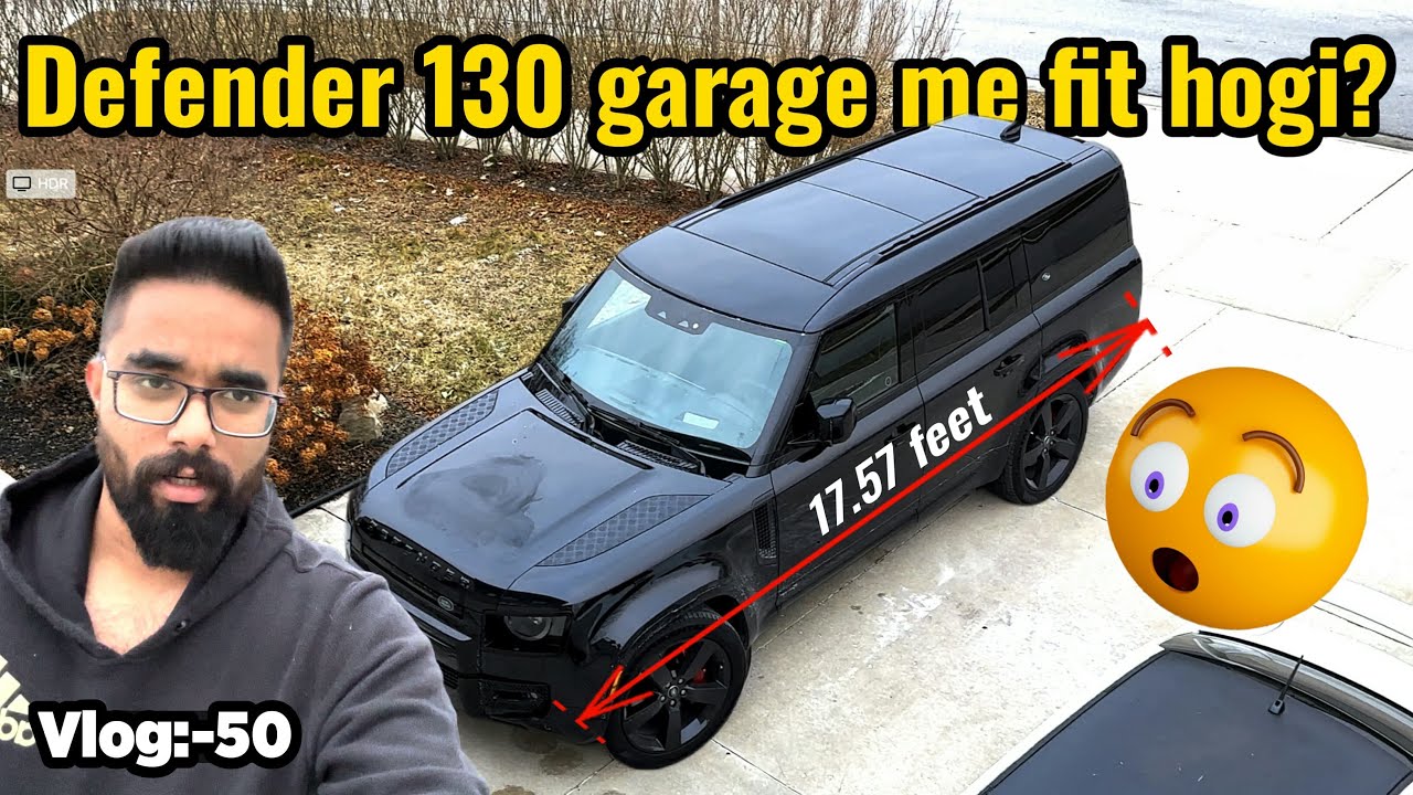 Vlog 50 | Defender 130 Garage M Fit Aayegi? Canada to India Road Trip 2.0