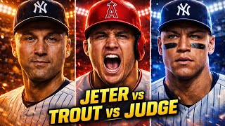 Derek Jeter vs Mike Trout vs Aaron Judge | Career Comparison