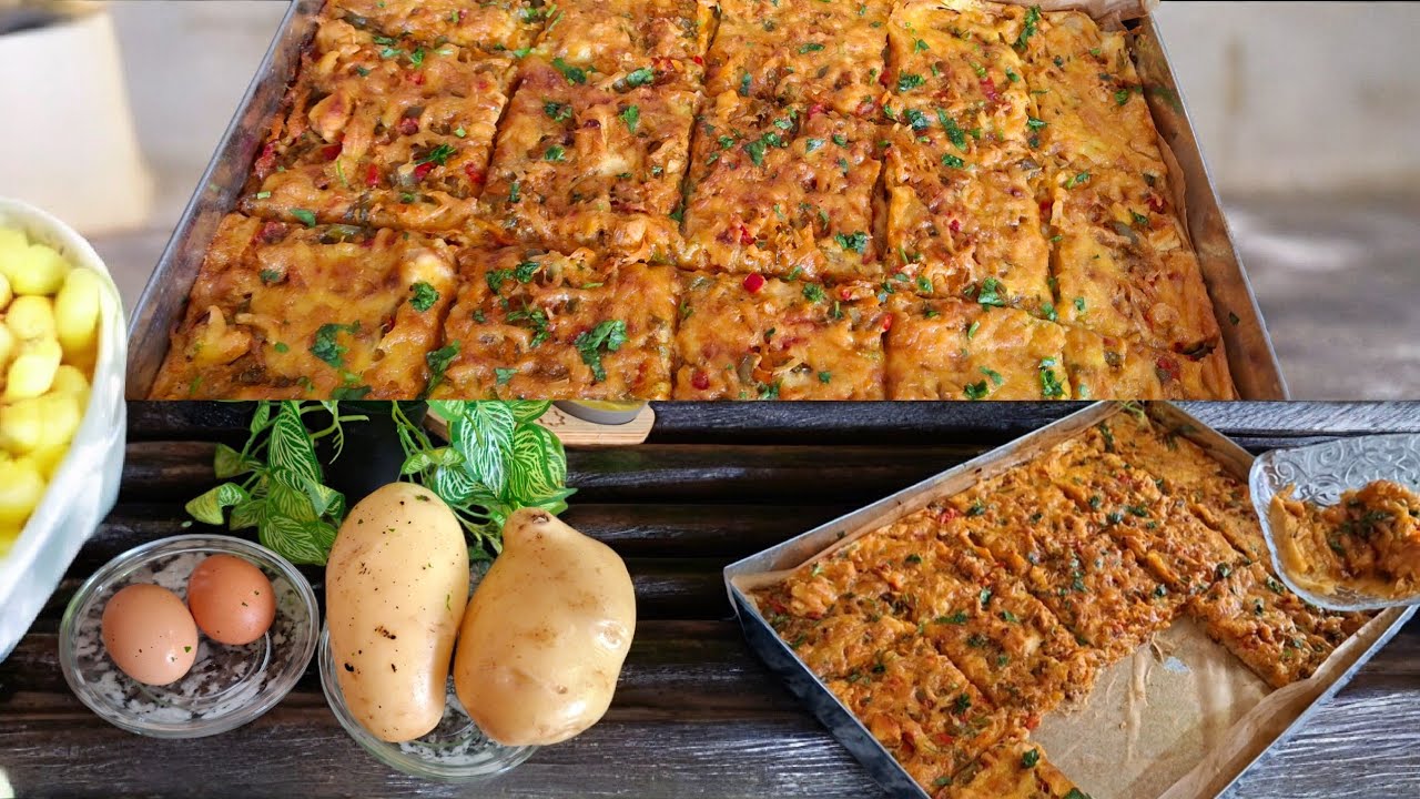 جيبي جوج بطاطات 🥔🥔وجوج بيضات🥚🥚 واجي نحضروا هذا الاكله للعشاء سهله تحضير ولذيذه بزاف😋😋😋💯💯💯👌