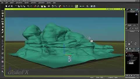 Terrain Sculpting and Displacement Mapping (Vue)