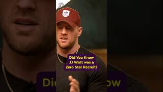 From ZERO Stars to NFL Hall of Famer — JJ Watt’s UNBELIEVABLE Journey 🤯🔥 #shorts