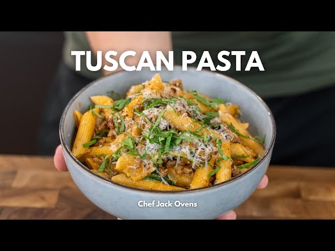 Creamy Tuscan Pasta  Quick  Affordable Weeknight Meal