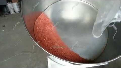 Automatic Peanut coating Machine Video