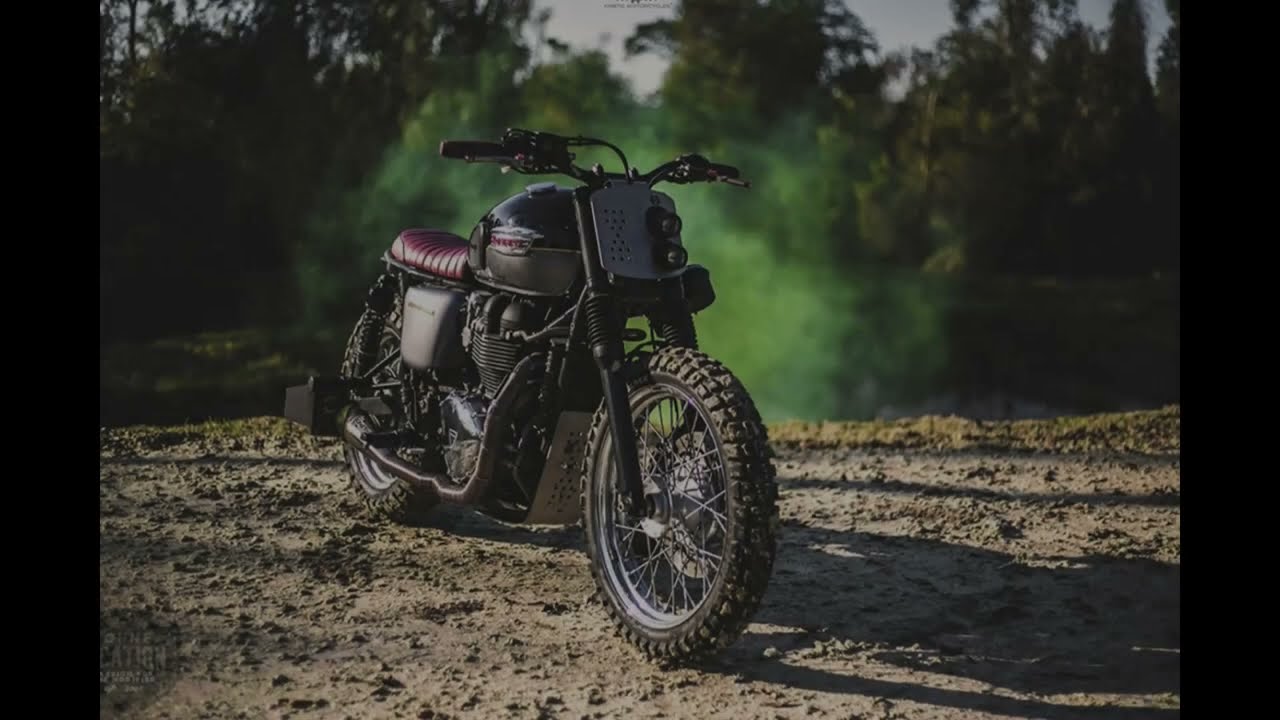 2013 Triumph Bonneville T100 Scrambler by Kinetic Motorcycles
