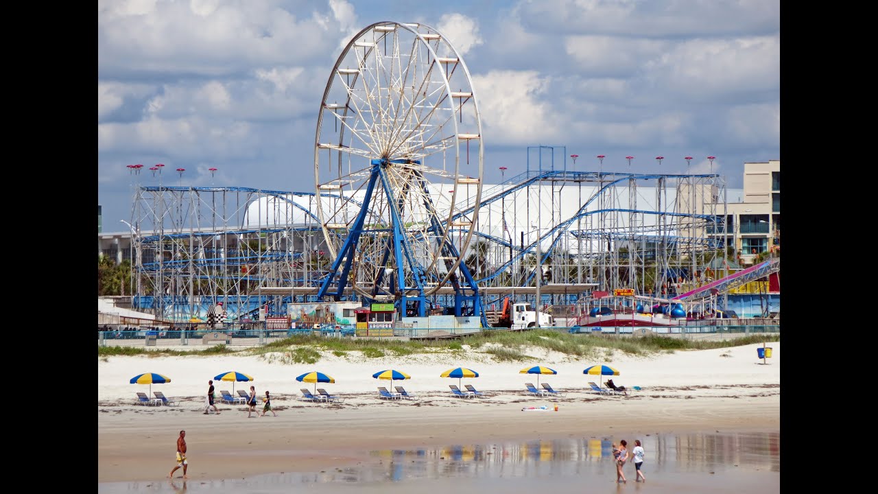 The Sand Blaster Coaster at the Daytona Beach Boardwalk YouTube