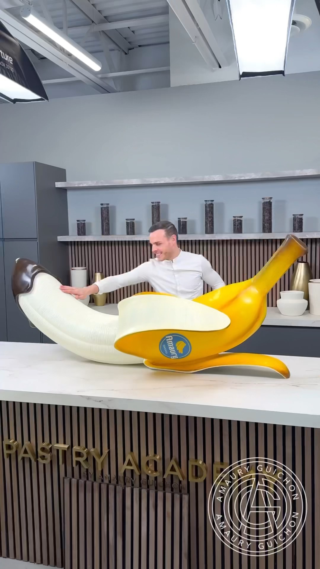 Chocolate Banana! ? This would make one epic banana split!! #amauryguichon #chocolate #banana