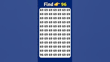 Find The Odd Number 96 #findtheoddnumber #shorts #maths #riddle #puzzle #viral #viralshorts #quiz